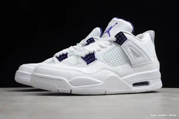 Reps LUCY Air 4 CT8527-115 Purple Jordan Court 0515